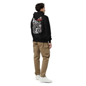 Armored Mecha — Unisex Oversized Hoodie (AS Colour 5161, DTG Print)
