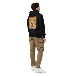 Flame Voyager — Unisex Oversized Hoodie (AS Colour 5161, DTG Print)