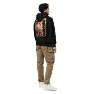 Blazing Vanguard — Unisex Oversized Hoodie (AS Colour 5161, DTG Back Print)