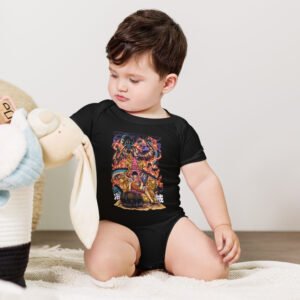 Throne of Storms Baby Onesie | Fire & Gold Bodysuit