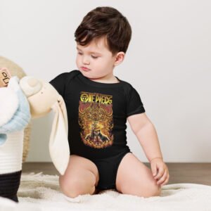Dragonflame Captain Baby Onesie | Golden Fire Crest Bodysuit
