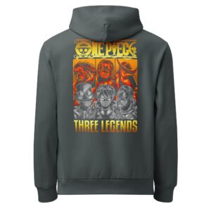 Three Legends — Unisex Urban Garment-Dyed Hoodie | Heavyweight Fleece (Back Print)