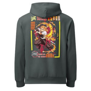 Blazing Swordsman — Unisex Urban Hoodie (Garment-Dyed)