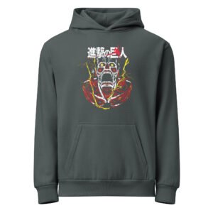 Voltage Visage — Unisex Urban Garment-Dyed Hoodie | Heavyweight Fleece (Front Print)
