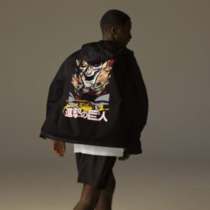 Inferno Colossus Lightweight Zip Windbreaker (Unisex) | Large Back DTF Print