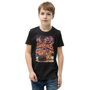 Throne of Storms Youth T-Shirt | Fire & Gold Graphic