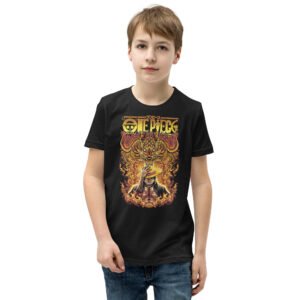 Dragonflame Captain Youth T-Shirt | Golden Fire Crest Graphic